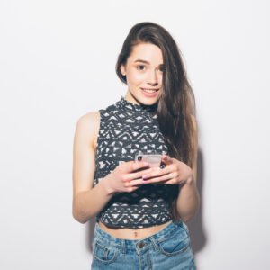 Black Sleeveless Top For Women